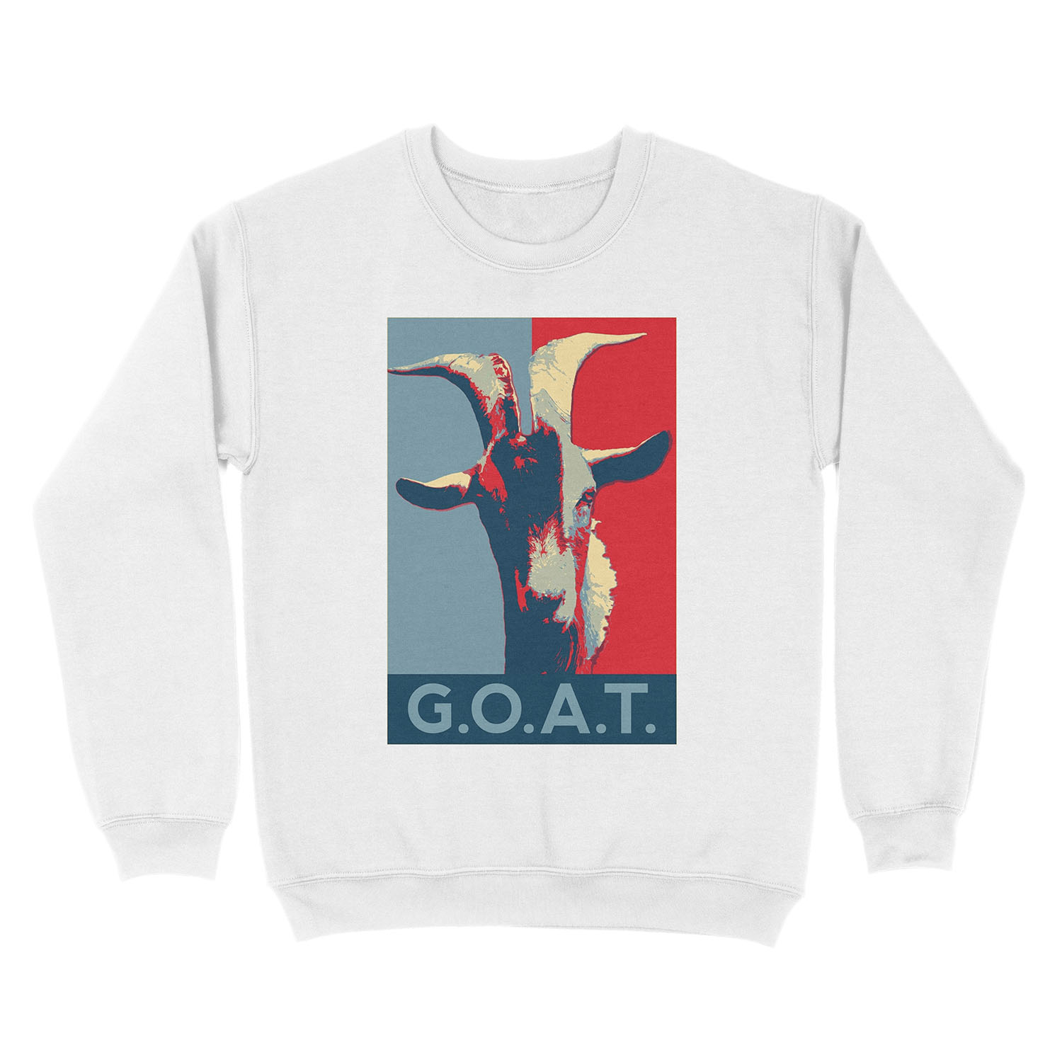 G.O.A.T. - GOAT - Greatest of all time Unisex Crewneck Sweatshirt - Image 2
