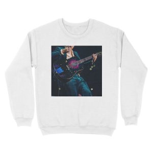 Alternative view of galaxi guitar Unisex Crewneck Sweatshirt