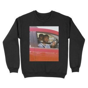 Gambino In Car Unisex Crewneck Sweatshirt