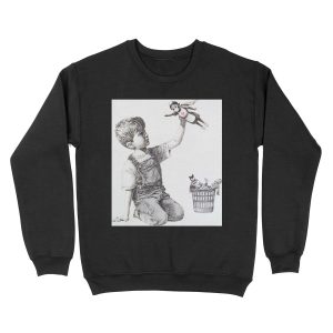 Game Changer - Banksy Unisex Crewneck Sweatshirt