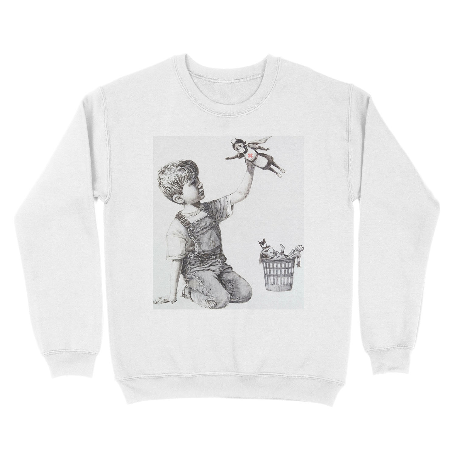Game Changer - Banksy Unisex Crewneck Sweatshirt - Image 2