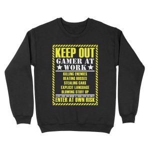 Gamer at work Unisex Crewneck Sweatshirt