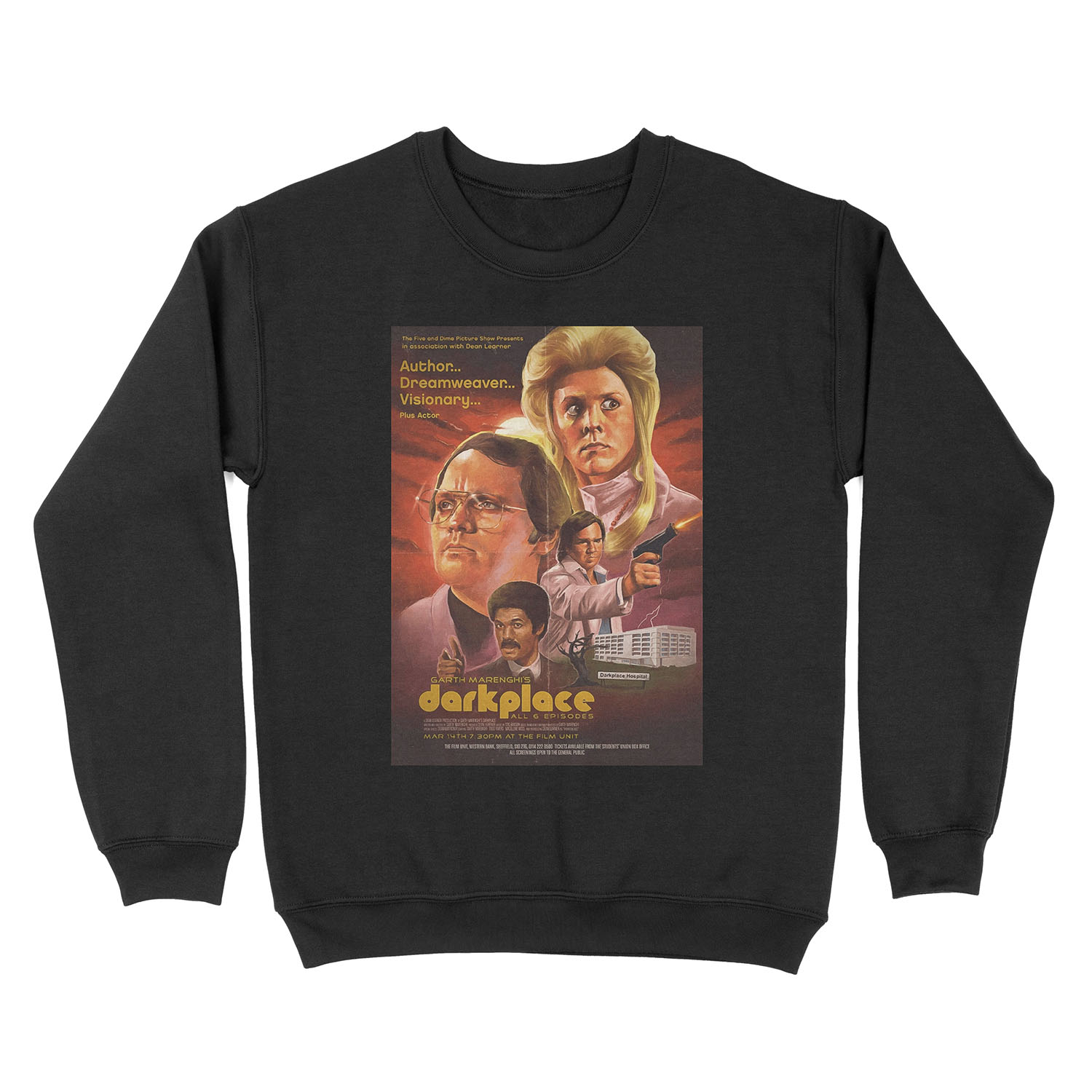 Garth marenghi Dark Place Unisex Crewneck Sweatshirt