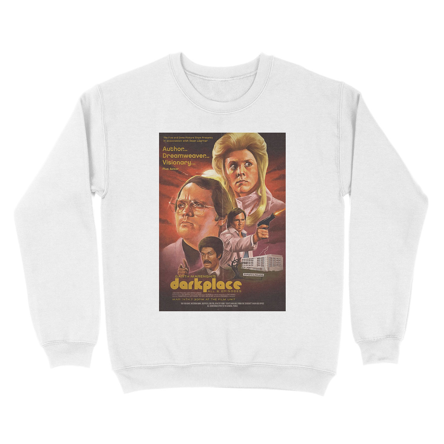 Garth marenghi Dark Place Unisex Crewneck Sweatshirt - Image 2