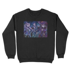 Genshin Impact Magical Anime Girls (Game 2020) Unisex Crewneck Sweatshirt