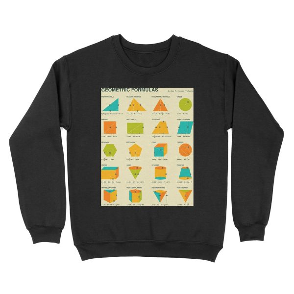 GEOMETRIC FORMULAS Unisex Crewneck Sweatshirt