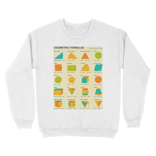 GEOMETRIC FORMULAS Unisex Crewneck Sweatshirt - Image 2