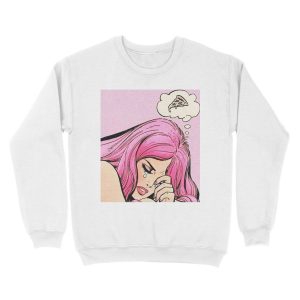 Alternative view of Get Me A Pizza! 2 Unisex Crewneck Sweatshirt