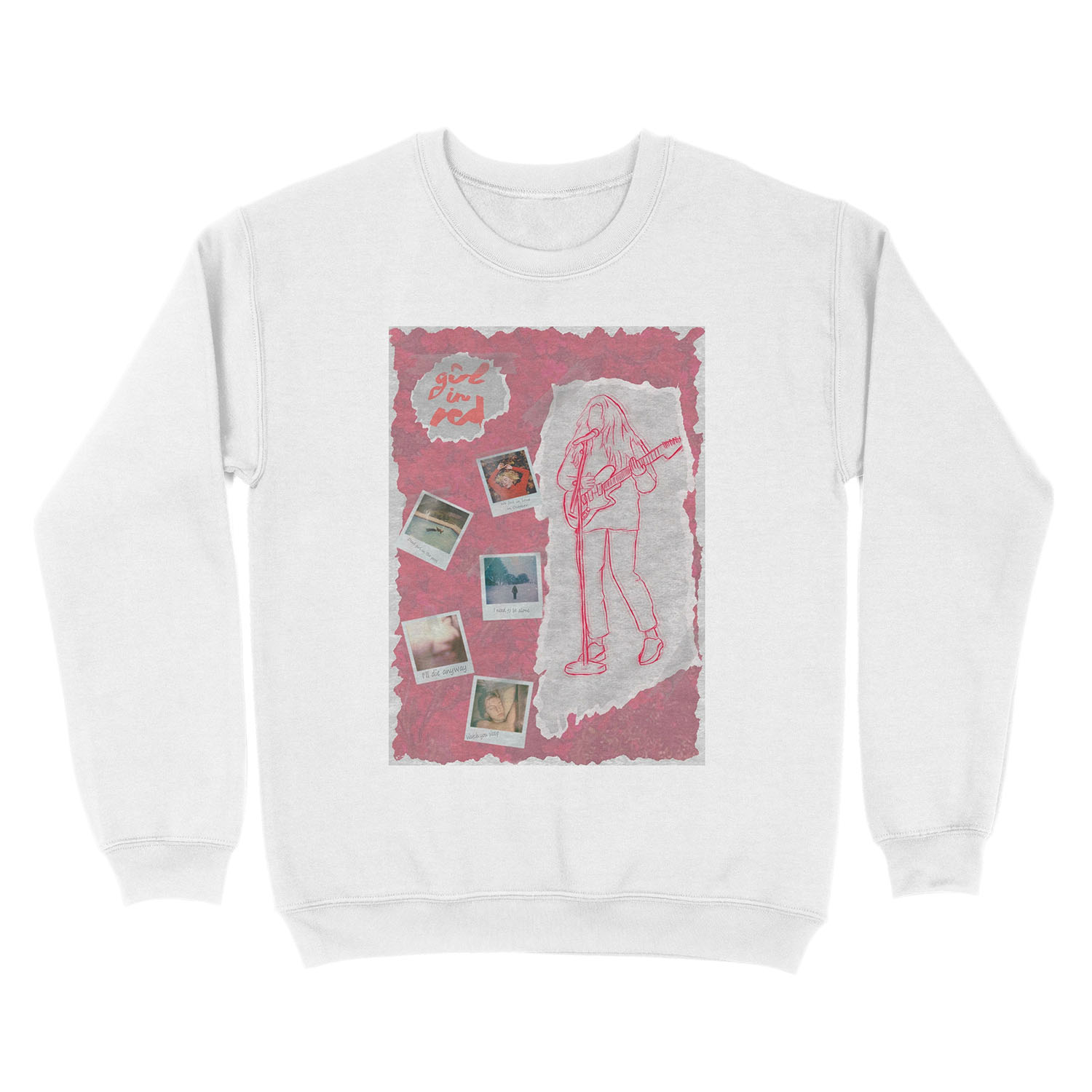 Girl in red chapter 2 poster Unisex Crewneck Sweatshirt - Image 2
