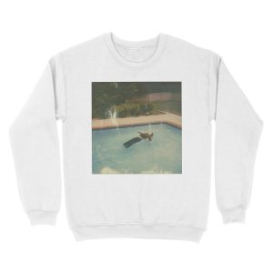 Alternative view of Girl in Red - dead girl in the pool Unisex Crewneck Sweatshirt
