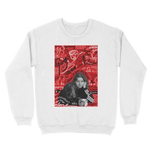 Alternative view of Girl in red | Songs Unisex Crewneck Sweatshirt