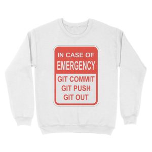 Alternative view of Git Out Unisex Crewneck Sweatshirt