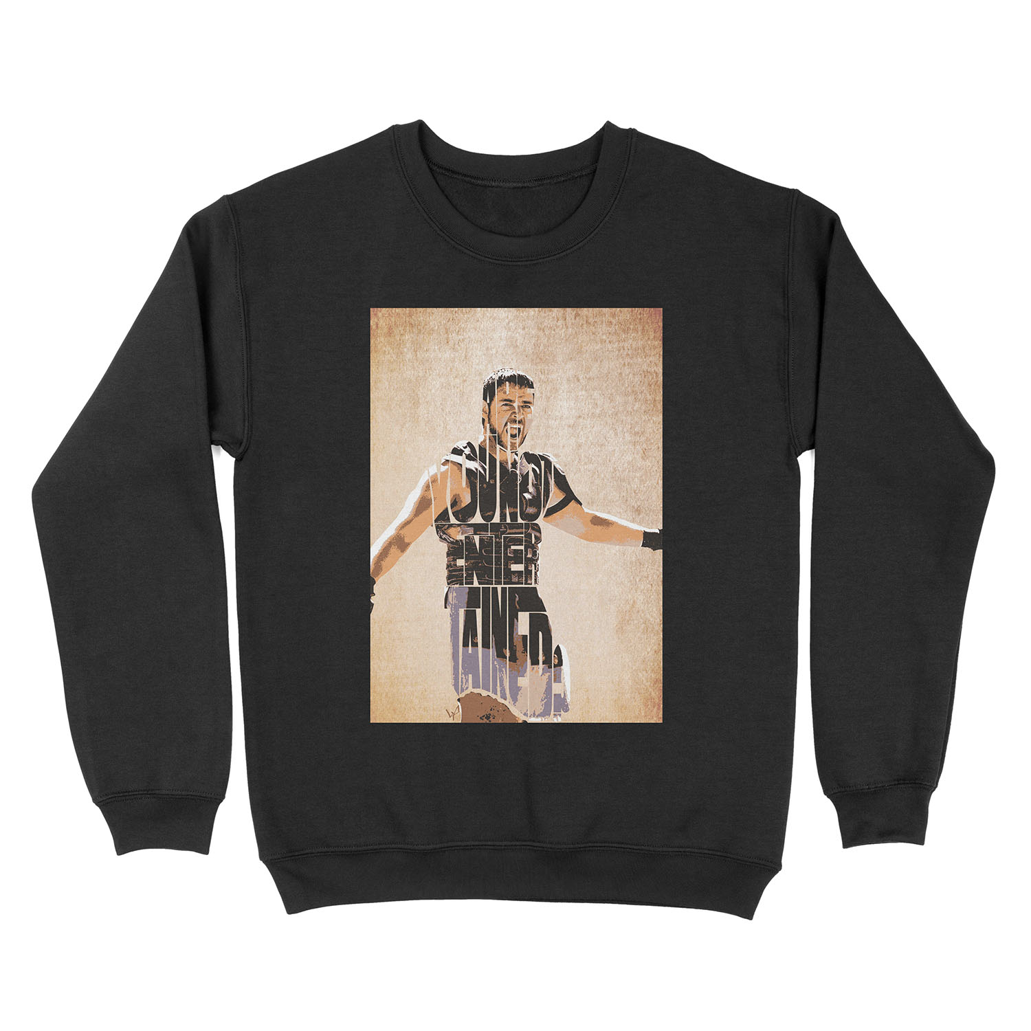 Gladiator Typography Unisex Crewneck Sweatshirt