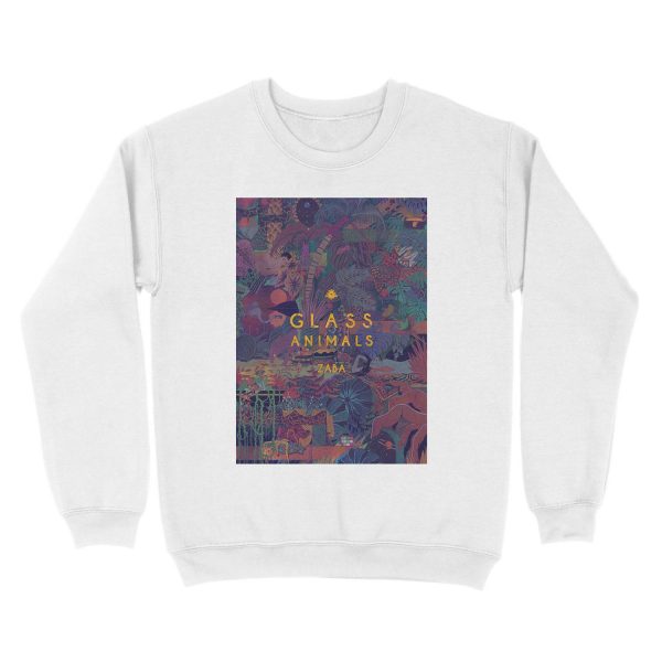 Glass Animals Zaba Unisex Crewneck Sweatshirt - Image 2