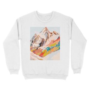 Alternative view of glass mountains Unisex Crewneck Sweatshirt
