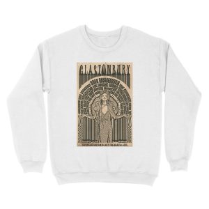 Alternative view of Glastonbury 50 Year Anniversary Unisex Crewneck Sweatshirt