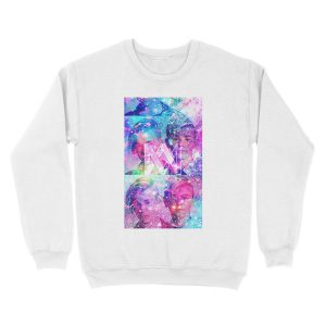 Alternative view of glitter style Unisex Crewneck Sweatshirt