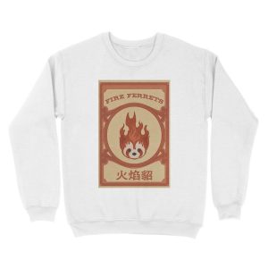 Alternative view of Go Fire Ferrets! Unisex Crewneck Sweatshirt
