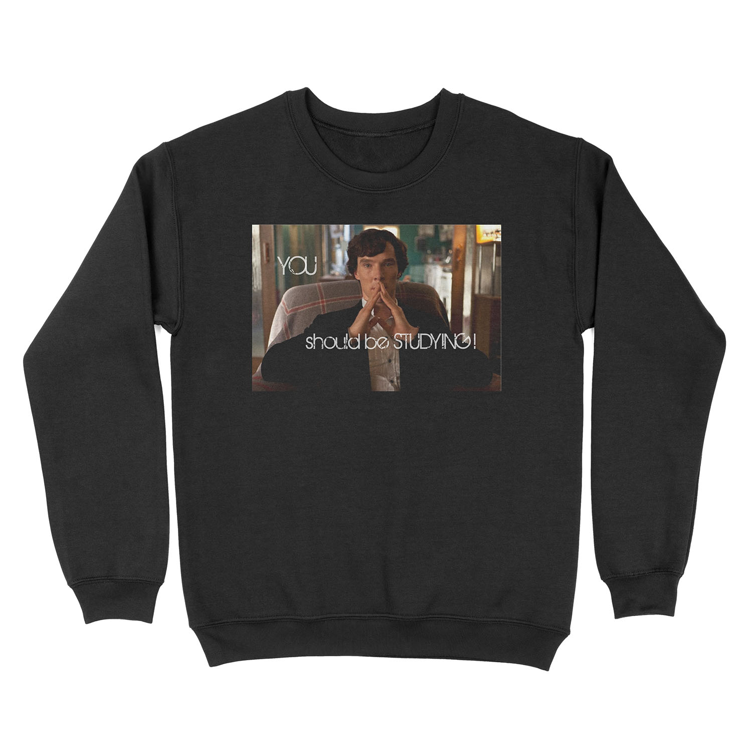 Go Study—Sherlock Holmes v2 Unisex Crewneck Sweatshirt