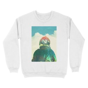 Alternative view of God is an astronaut Unisex Crewneck Sweatshirt