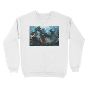 Alternative view of God of War Unisex Crewneck Sweatshirt
