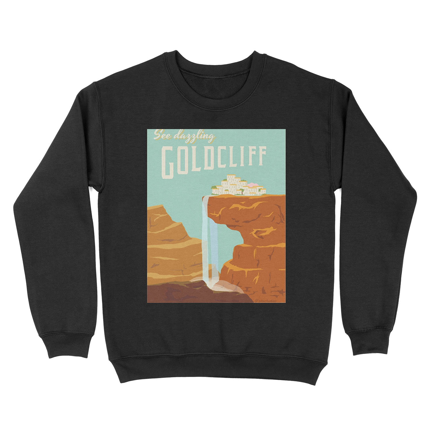 Goldcliff Travel Unisex Crewneck Sweatshirt