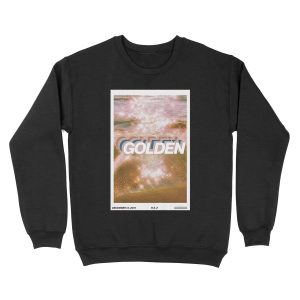golden harry styles magazine cover edit Unisex Crewneck Sweatshirt
