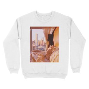 Alternative view of Golden Hour in New York Unisex Crewneck Sweatshirt