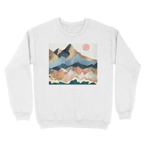 Alternative view of Golden Peaks Unisex Crewneck Sweatshirt