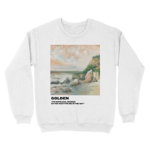 Alternative view of golden polaroid Unisex Crewneck Sweatshirt