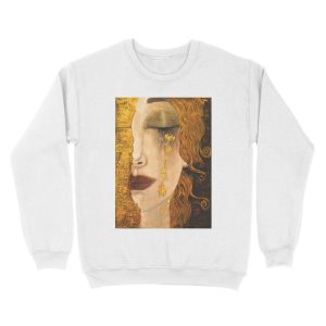 Alternative view of Golden Tears | Gustav Klimt | Freya | Art Nouveau Symbolism Unisex Crewneck Sweatshirt