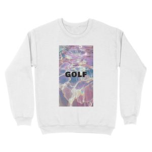 Alternative view of Golf Holographic Unisex Crewneck Sweatshirt