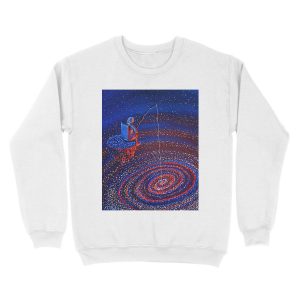 Alternative view of Gone Fishin Unisex Crewneck Sweatshirt