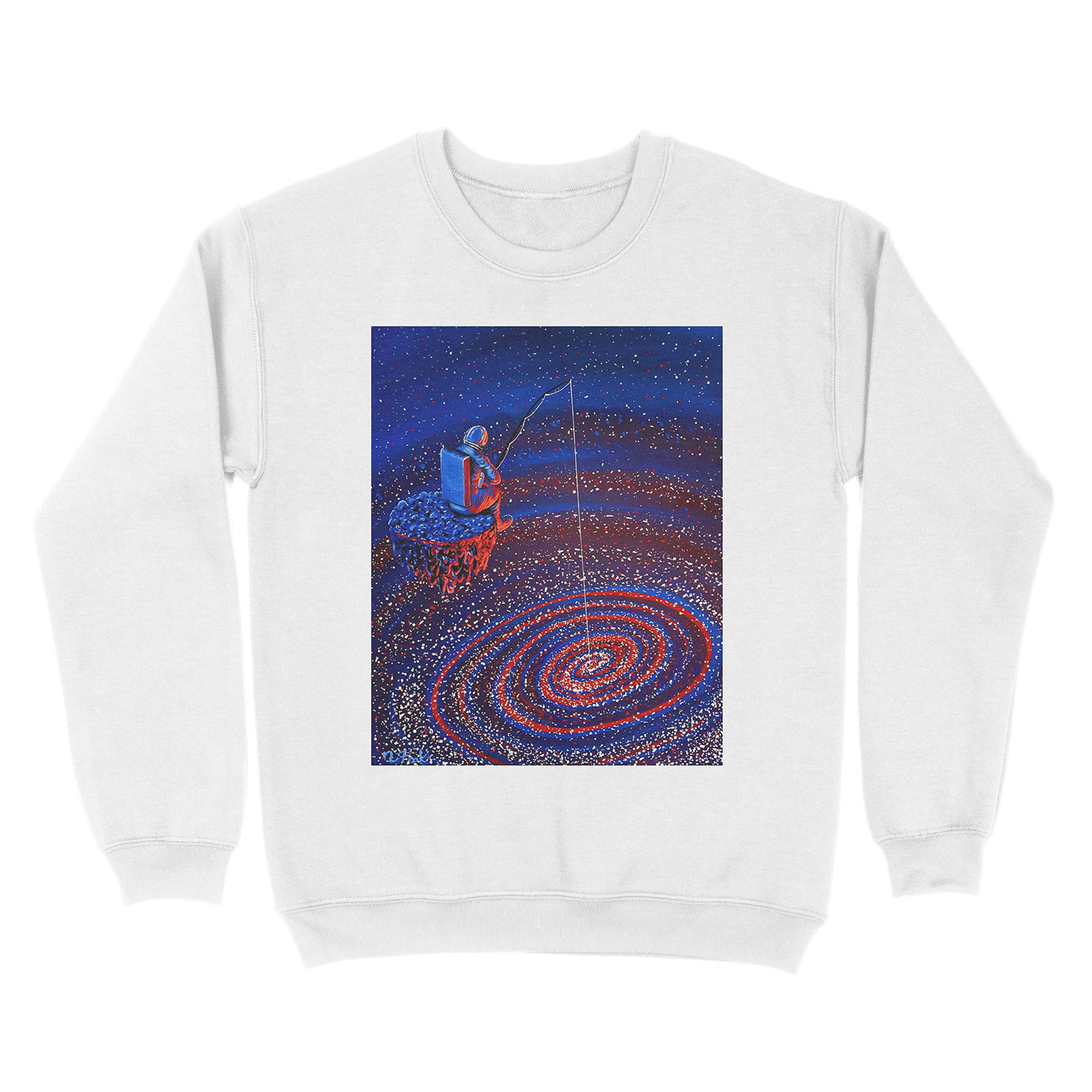 Gone Fishin Unisex Crewneck Sweatshirt - Image 2