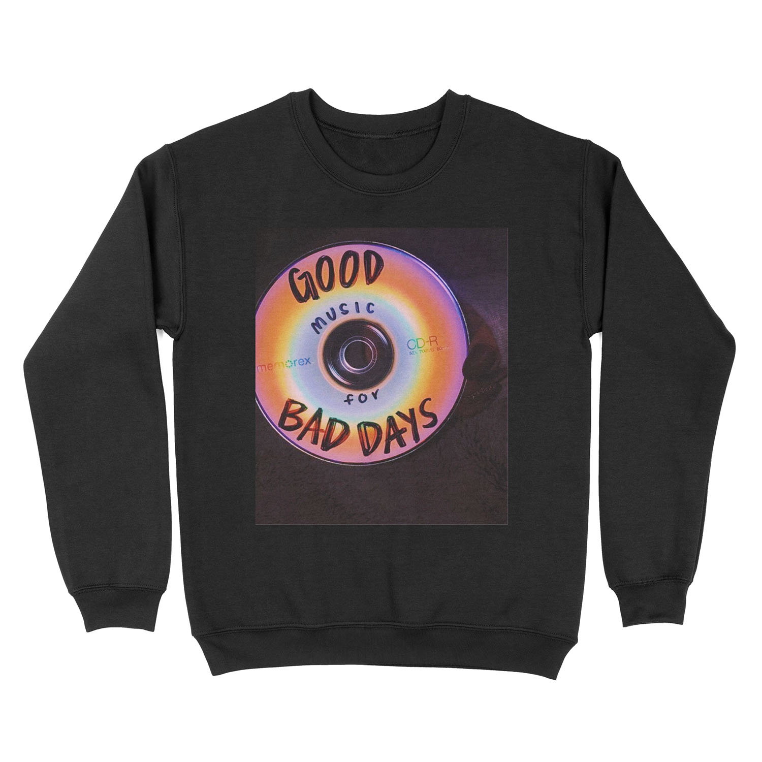 GOOD TUNES CD Unisex Crewneck Sweatshirt