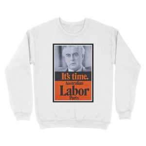 Alternative view of GOUGH WHITLAM - IT'S TIME Unisex Crewneck Sweatshirt