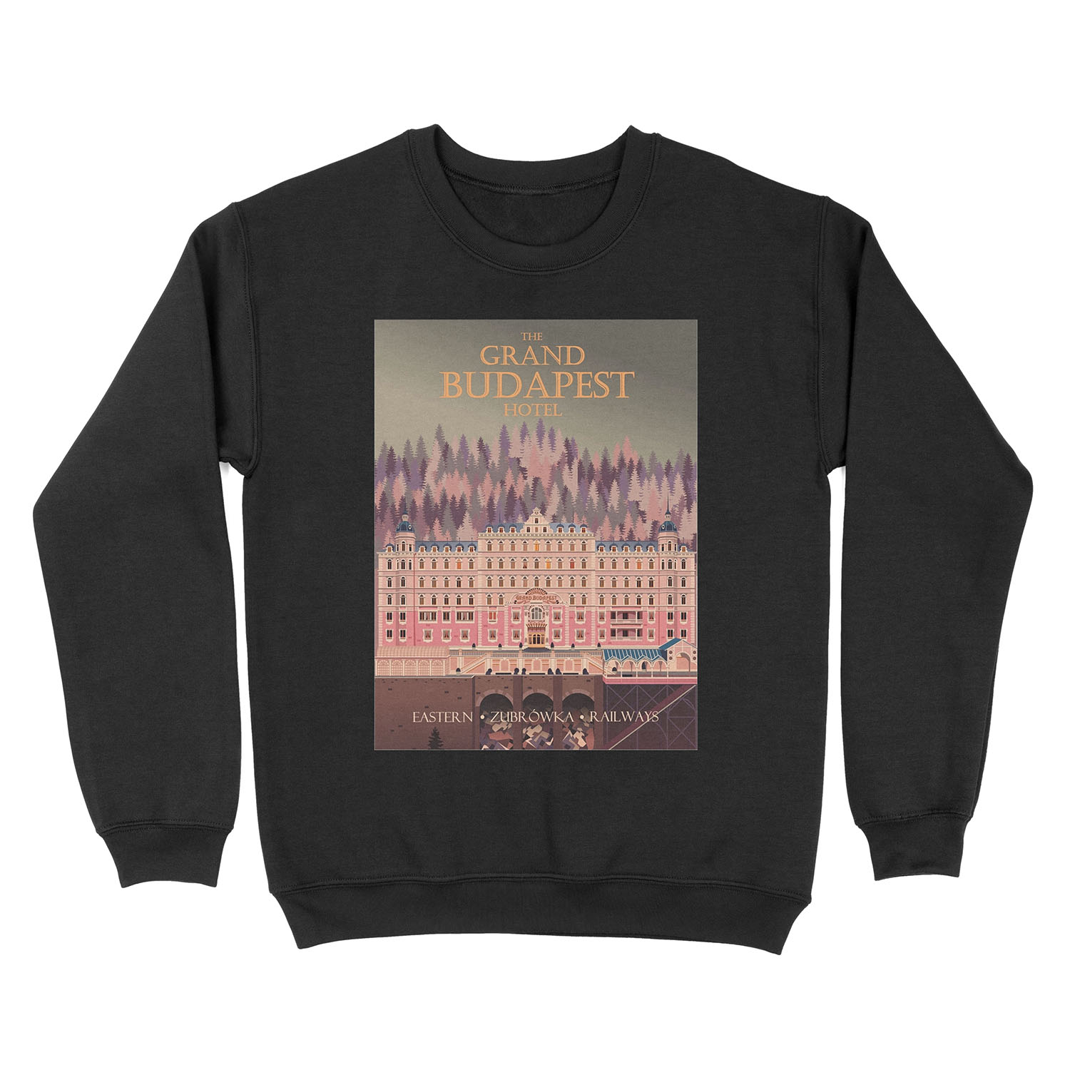 Grand Budapest Hotel Travel Unisex Crewneck Sweatshirt