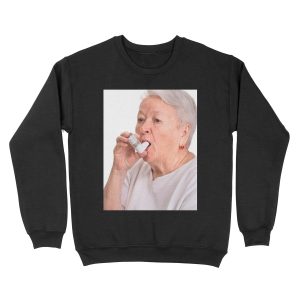 Grandma's Inhaler Unisex Crewneck Sweatshirt