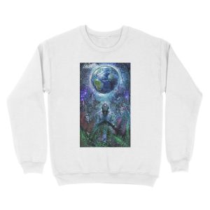 Alternative view of Gratitude For The Earth And Sky Unisex Crewneck Sweatshirt