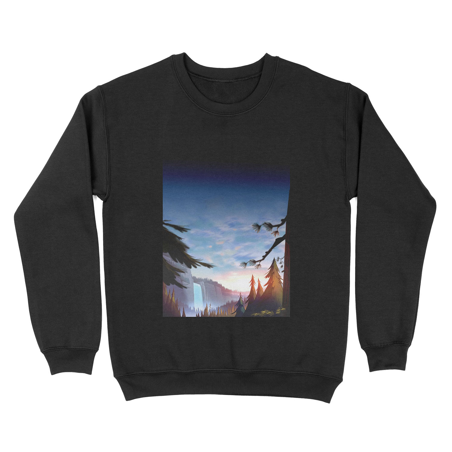 Gravity Falls Forest Unisex Crewneck Sweatshirt