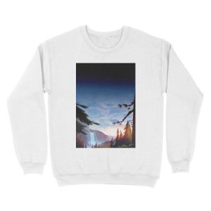 Alternative view of Gravity Falls Forest Unisex Crewneck Sweatshirt