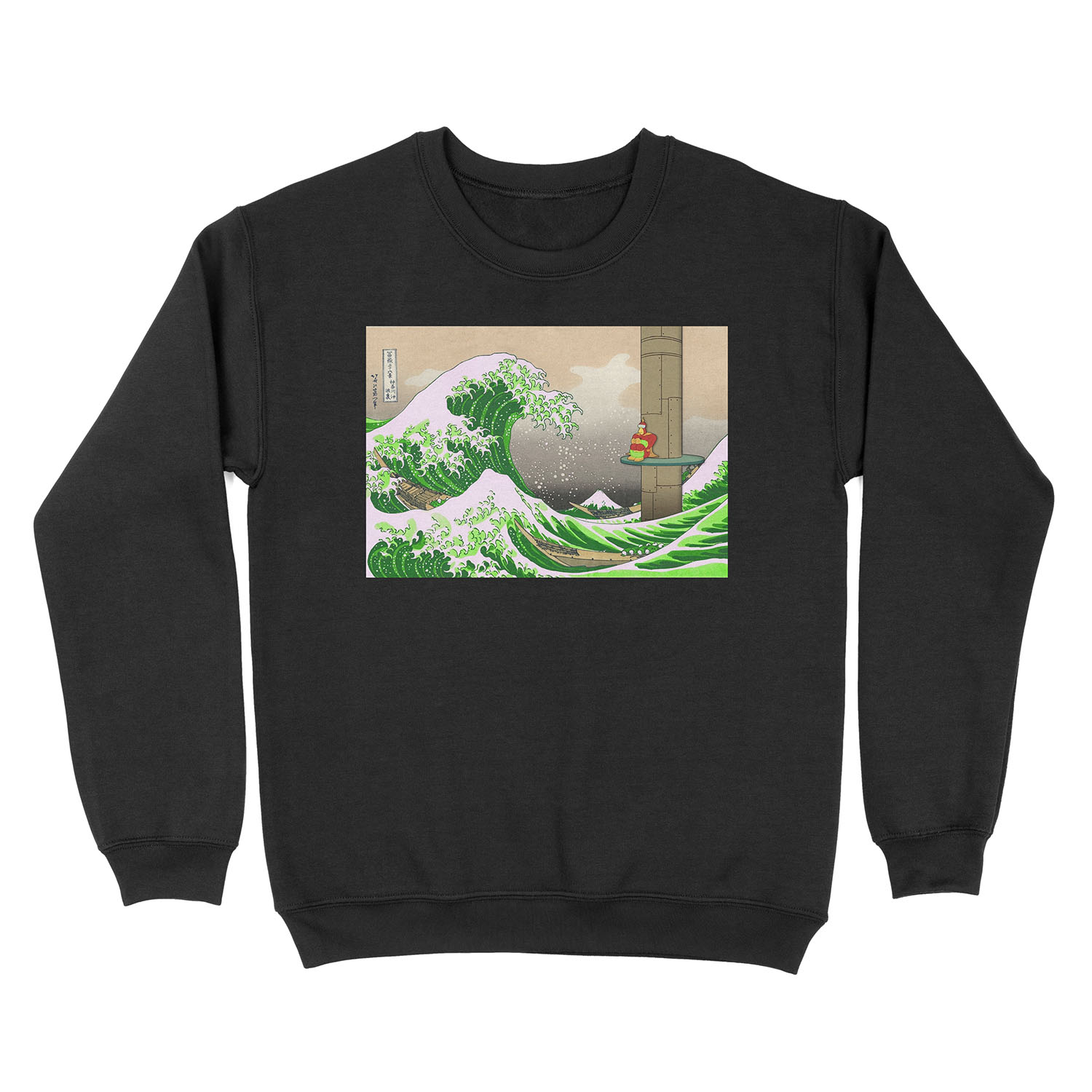 Great Wave of Real Acid Unisex Crewneck Sweatshirt