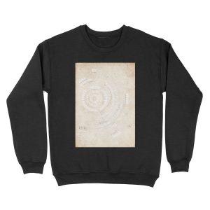 Greek Myth Family Spiral (Infographic) Unisex Crewneck Sweatshirt