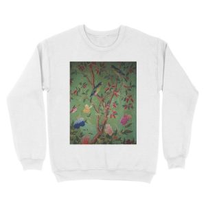 Alternative view of Green Dream Chinoiserie Unisex Crewneck Sweatshirt