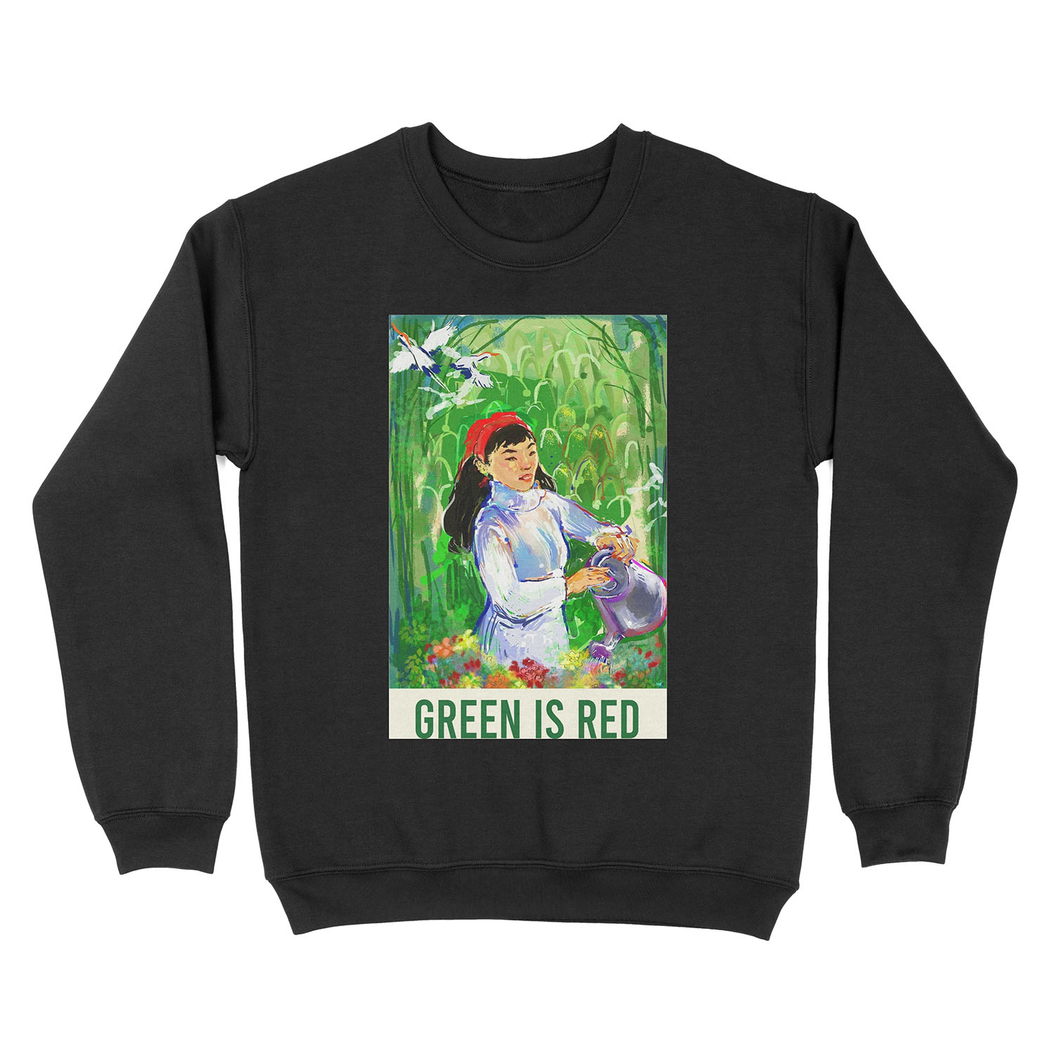 GREEN IS RED Unisex Crewneck Sweatshirt