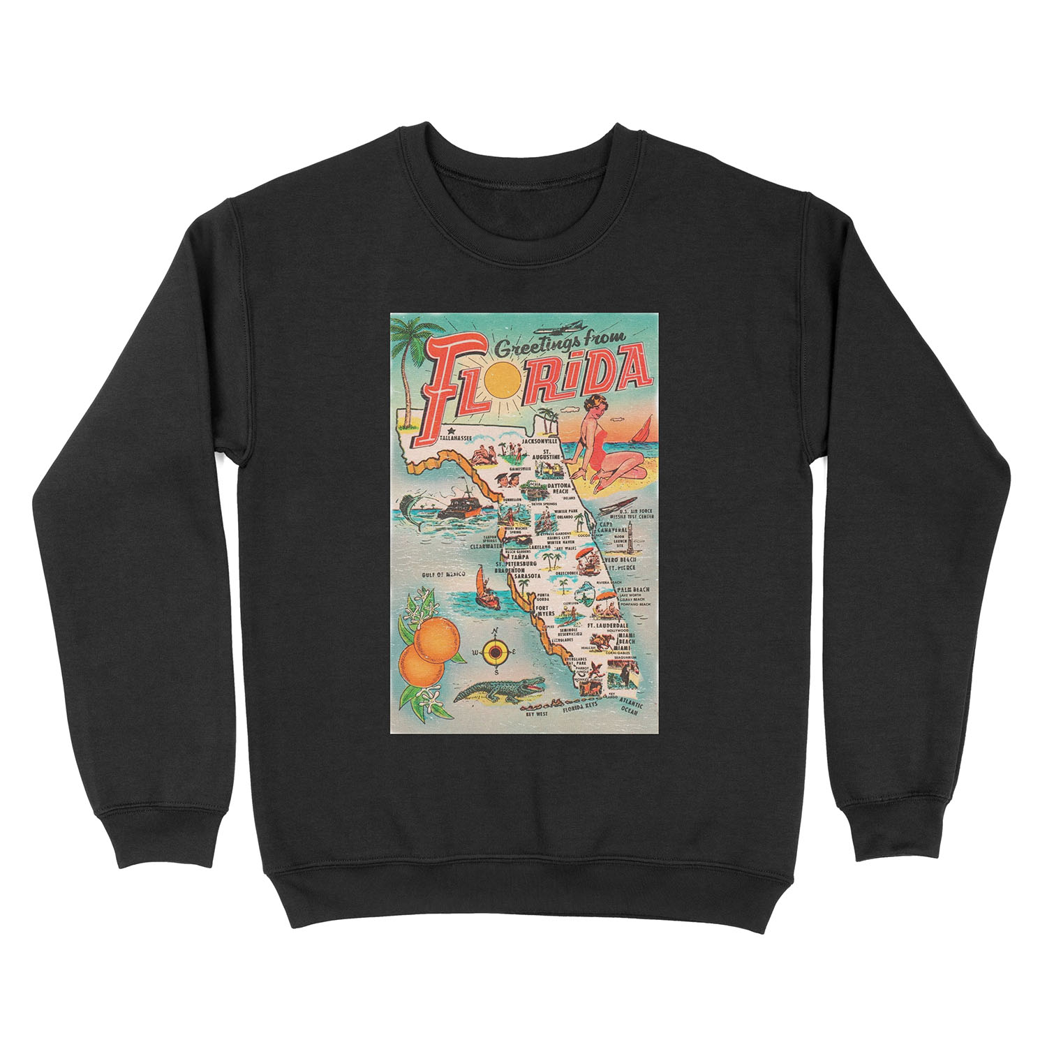 Greetings from Florida Unisex Crewneck Sweatshirt