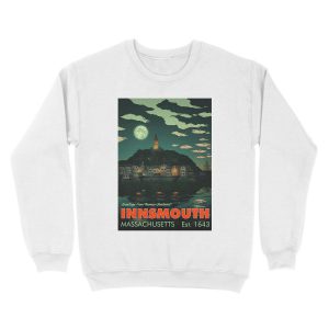 Alternative view of Greetings from Innsmouth, Mass Unisex Crewneck Sweatshirt