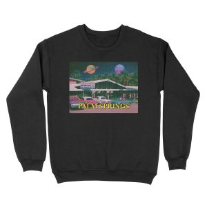 greetings from palm springs Unisex Crewneck Sweatshirt