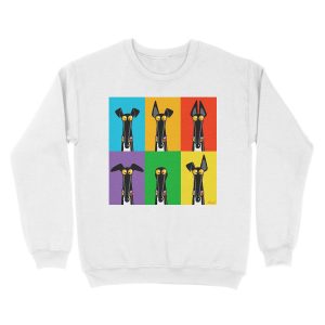 Alternative view of Greyhound Semaphore Unisex Crewneck Sweatshirt