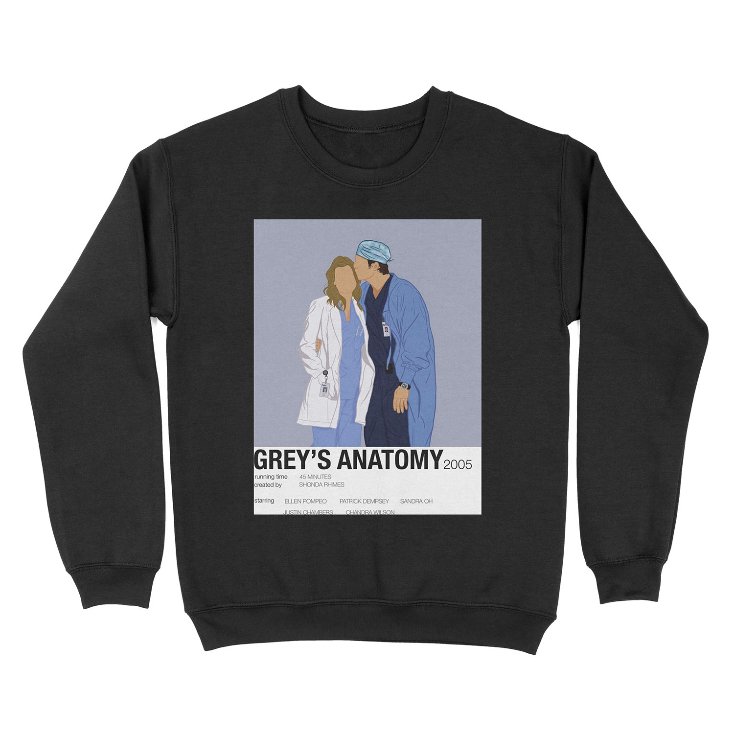 Grey’s Anatomy poster Unisex Crewneck Sweatshirt